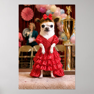 Póster Ganadora reacia al concurso de belleza de Chihuahu