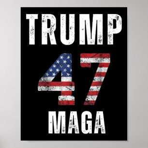 Póster Ganamos El Día De Inauguración 2025 47º Presidente