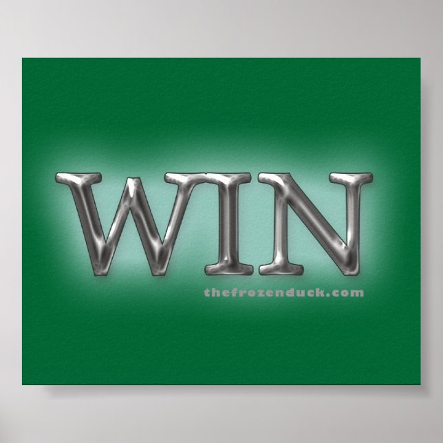 Póster Ganar (Frente)