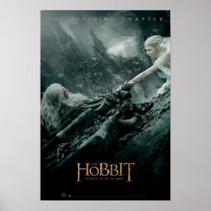 Póster Gandalf and Galadriel Reaching