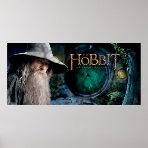 Póster Gandalf en la casa de BILBO BAGGIN™