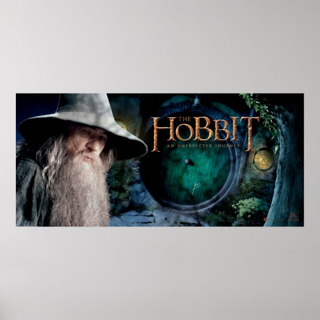 Póster Gandalf en la casa de BILBO BAGGIN™ (Frente)