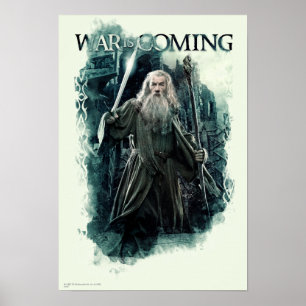 Póster Gandalf - Se acerca la guerra