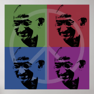 Póster Gandhi poster
