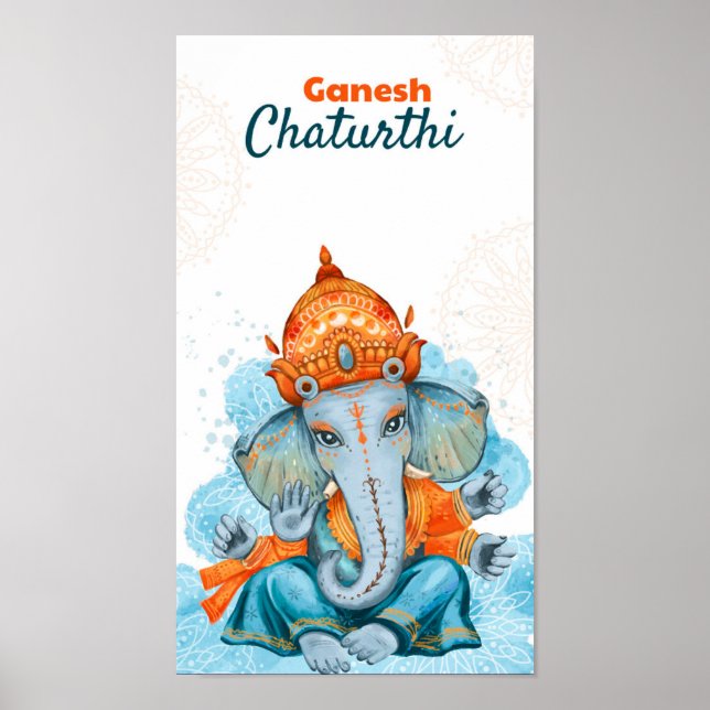 Póster Ganesh Chaturthi (Frente)