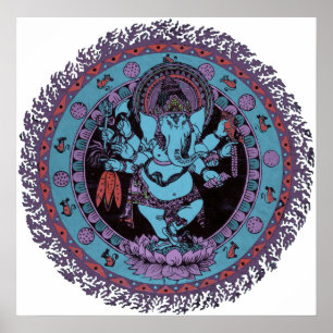 Póster Ganesh Dancer