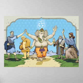 PÓSTER GANESH Y AMIGOS