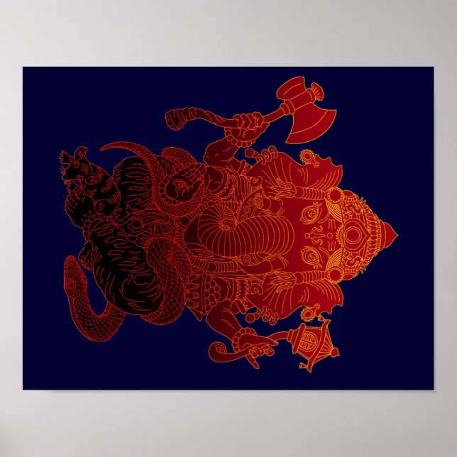 Póster Ganesha3 (Frente)