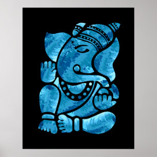 Póster Ganesha Painting