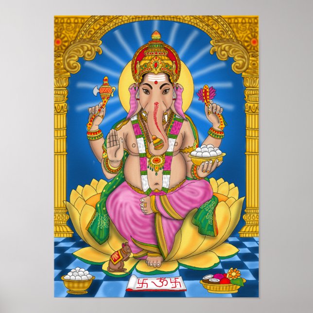 Póster Ganesha Poster (Frente)