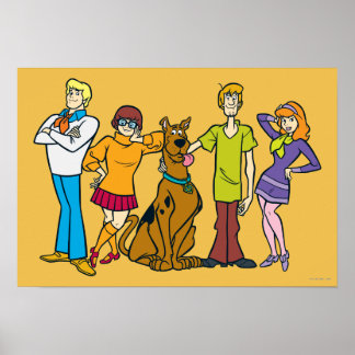 Póster Gang 14 Mystery Inc