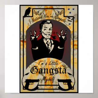 Póster Gangsta