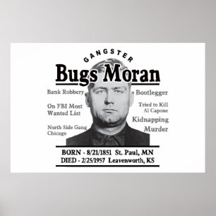 Póster Gangster Bugs Moran