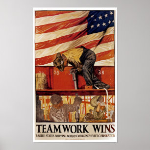Póster Ganó Teamwork