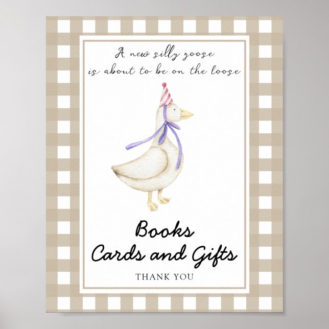Póster Ganso - libros tarjetas y regalos (Frente)