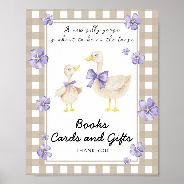Póster Ganso - libros tarjetas y regalos (Frente)