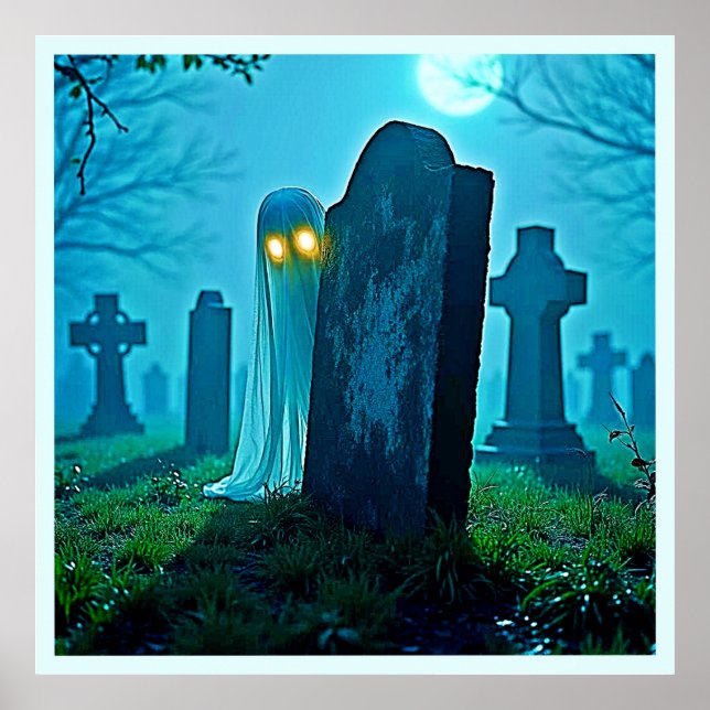 Póster Gantasma inquietante de Graveyard Ghost (Frente)