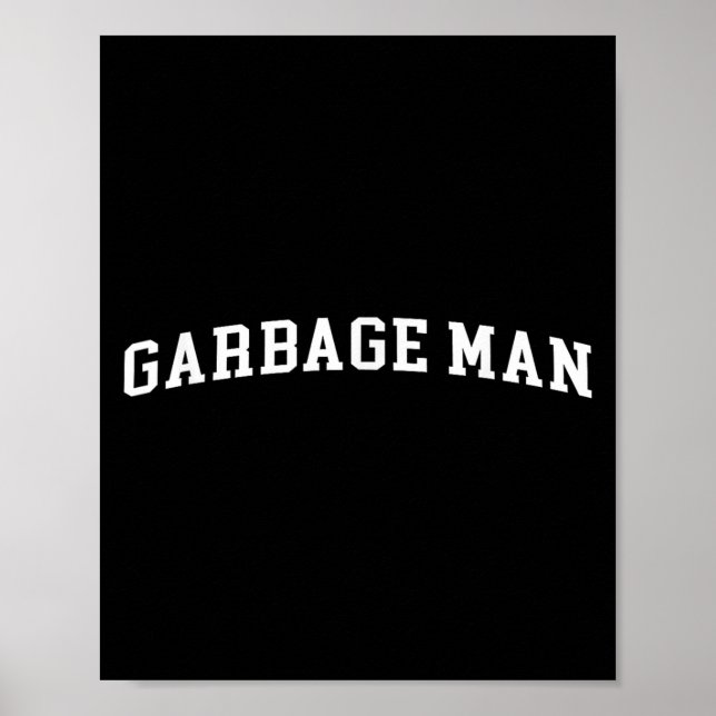 Póster Garbage Man  (Frente)