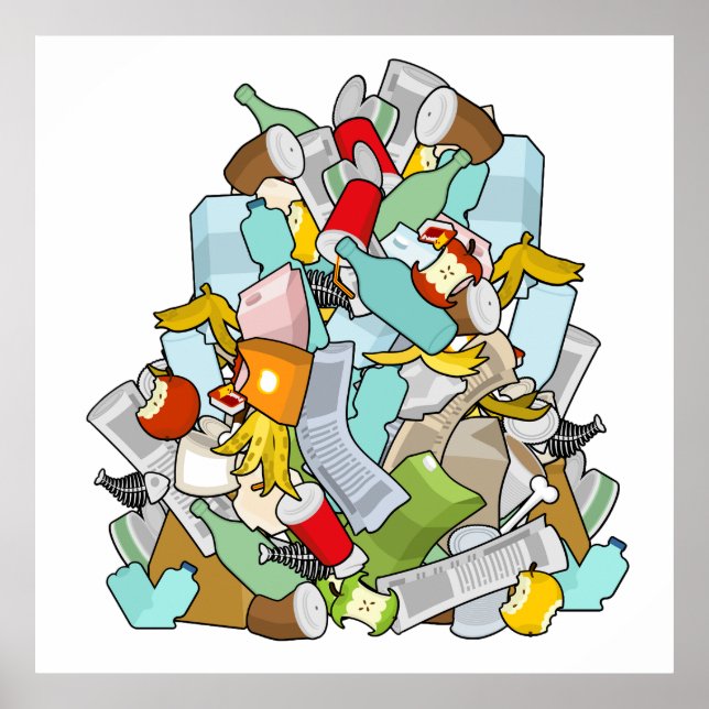 Póster Garbage Pile (Frente)