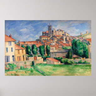 Póster Gardanne de Cézanne