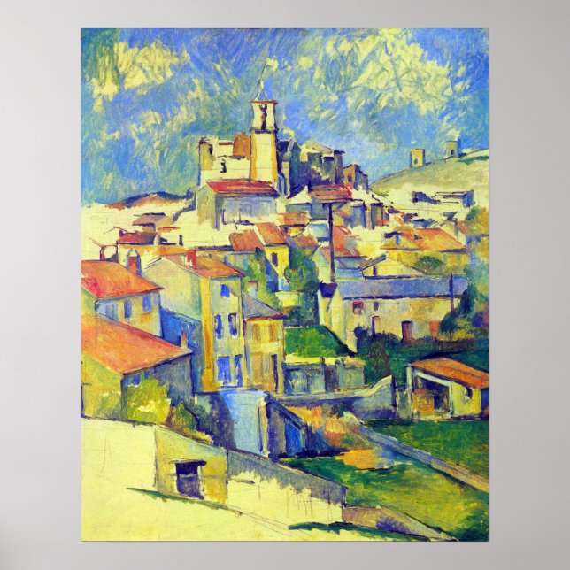 Póster Gardanne de Paul Cezanne (Frente)