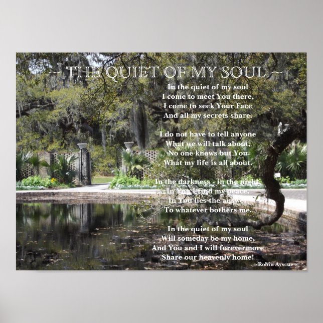 PÓSTER GARDEN GATE POEM (Frente)