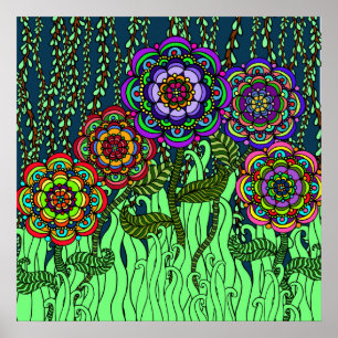 Póster Garden Glow Poster