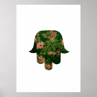 Póster Garden Hamsa Balloon Painting Studio Art 