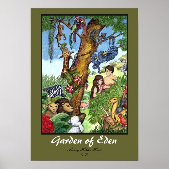 Póster Garden of Eden Print (Frente)