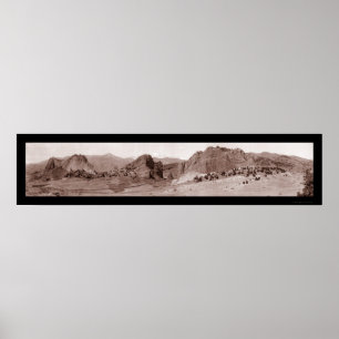 Póster Garden of Gods CO Photo 1913