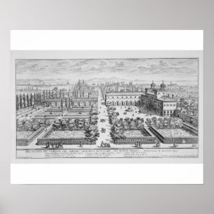 Póster Garden of the Grand Duke of Tuscany on the Monte P