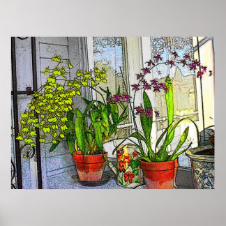 Póster Garden Room