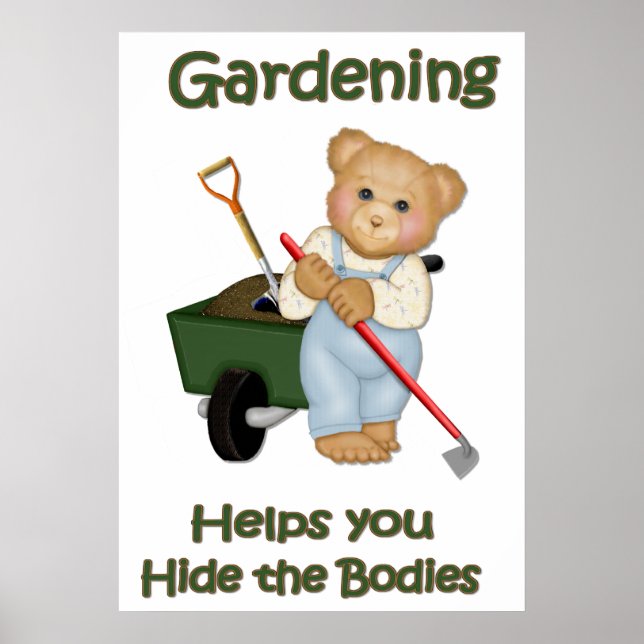 Póster Garden Tips #2 - Hide Bodies (Frente)