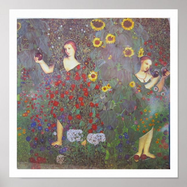 Póster Gardening Graces - collage art (Frente)