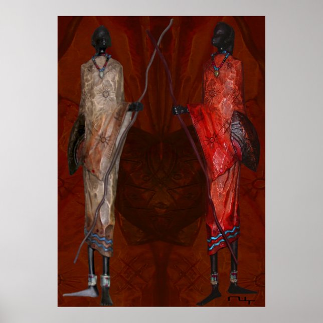 Póster gardianos de la máscara (Frente)