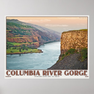 Póster Garganta de Columbia - meseta W.jpg de Rowena