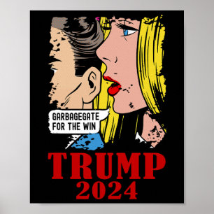 Póster Garge divertido Trump Gargegate Para Ganar Trump G
