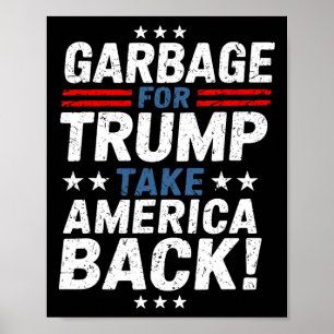 Póster Garge Para Trump Toma América Ck Presidente Electo