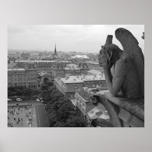 Póster Gargola 2 de Notre Dame (Frente)