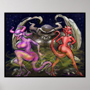 Póster Gárgola Fae Oscura