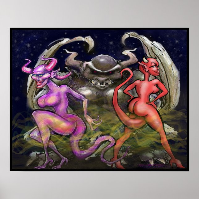 Póster Gárgola Fae Oscura (Frente)