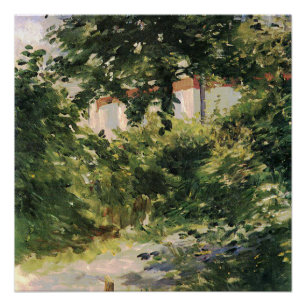 Póster Gartenweg en Rueil Edouard Manet