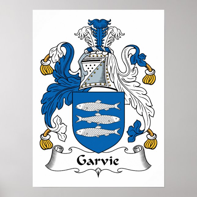 Póster Garvie Family Crest (Frente)