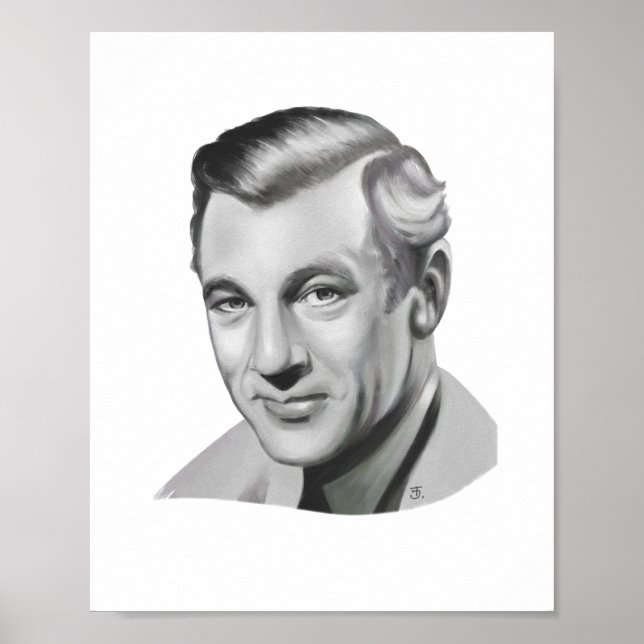 Póster Gary Cooper (Frente)