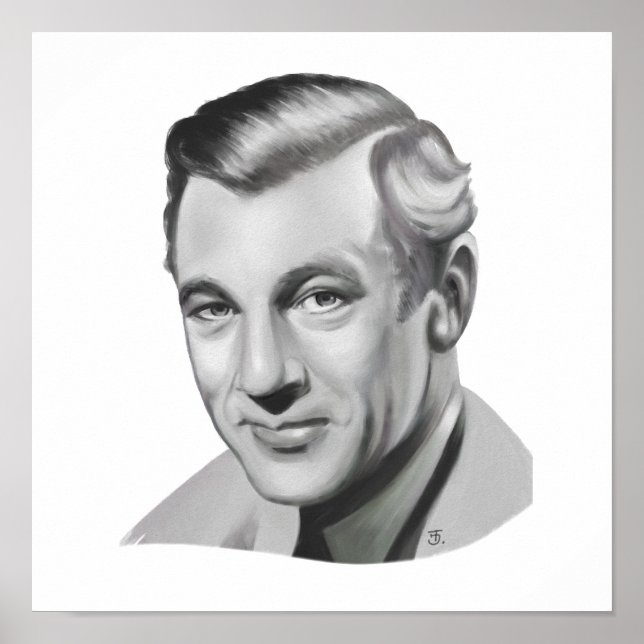 Póster Gary Cooper (Frente)