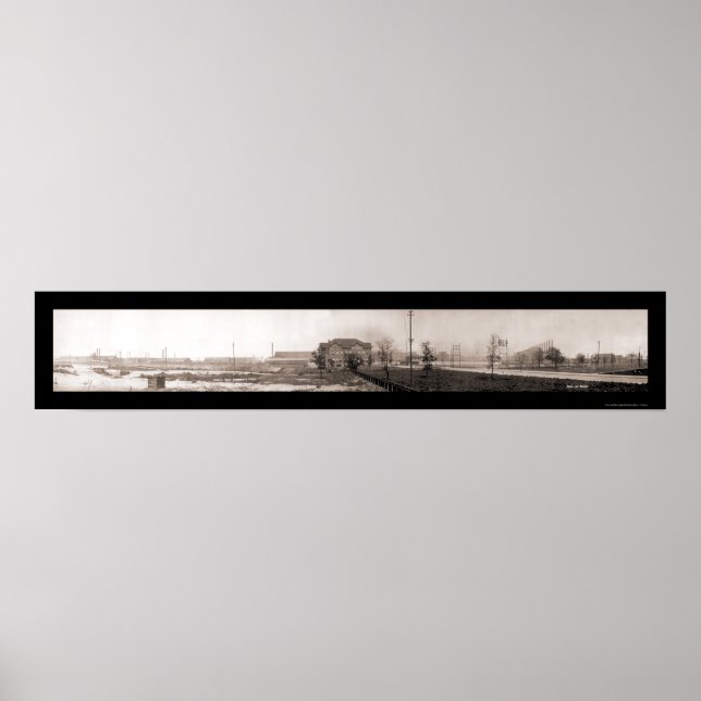 Póster Gary Indiana Steel Photo 1910 (Frente)