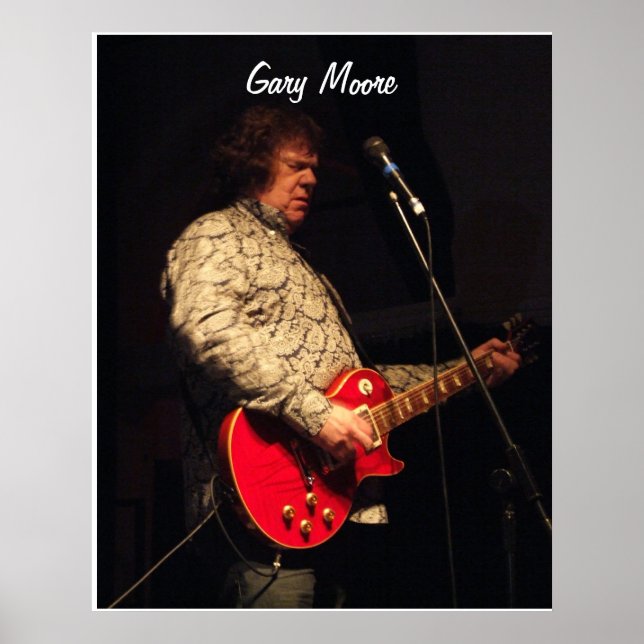 Póster Gary Moore (Frente)