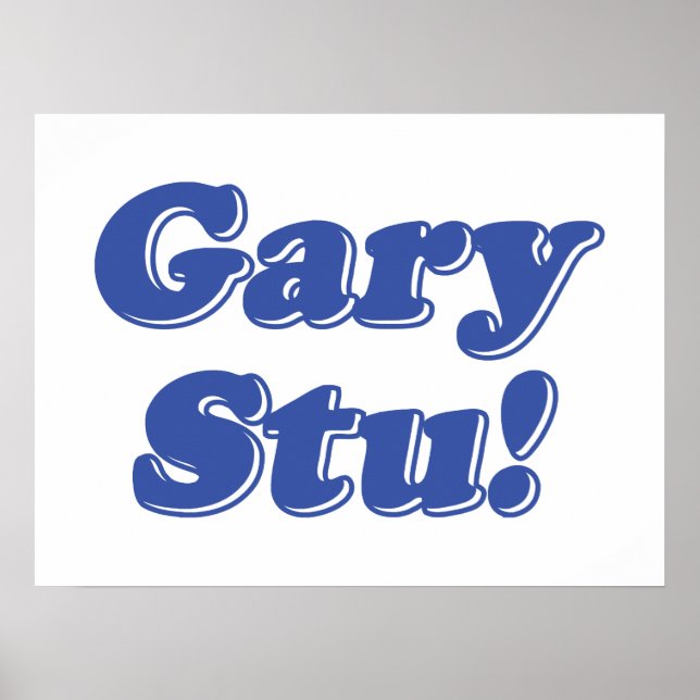 Póster ¡Gary Stu! (Frente)