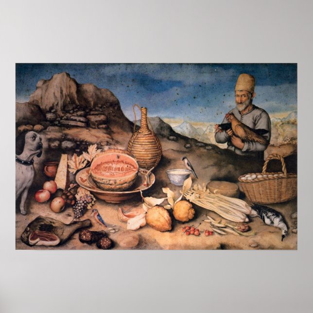 Póster Garzoni - El hombre de Artemano (Frente)