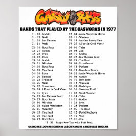 PÓSTER GASWORKS - 1977